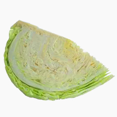 VERDURAS REPOLLO 1/4UN    1.00 UN