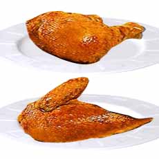 COMIDAS POLLO BRASA 1/4UN    1.00 PL
