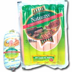 NATURAVE HOT DOG DE POLLOPQ  250.00 GR
