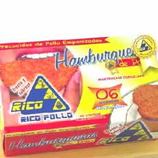 RICO POLLO HAMBURGUESA PRE-COCIDA 6BL    6.00 UN