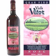 Paz Sold&aacute;n Valle de Vitor Vino Ros&eacute; - Bt. x 2 Lt.