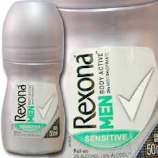 Rexona Men Sensitive Antitranspirante Roll On - Fc. x 50 ml.