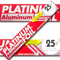 PLATINUKM FOIL ALUMINIUM 25 SQCJ   25.00 SQ