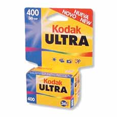 Kodak Pel&iacute;culas 35mm. Ultra 400 x 36 Exposiciones