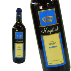 Vino - Sangria MAJESTAD VINO TINTO SECO / SEMI - SECO X 750ML - cod. 68127