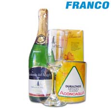 HAC.DEL ABUELO ESPUMANTE X750ML + ACONCAGUA + COPA