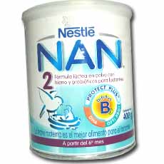 NESTLE NAN 2 FORMULA LACTEA X 400LT  400.00 GR