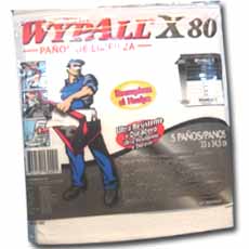 KIMBERLY CLARK WYPALL PA&Ntilde;O LIMP. X80PQ 5.00 UN