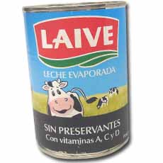 LAIVE LECHE EVAPORADA X 410 GRPQ  410.00 GR