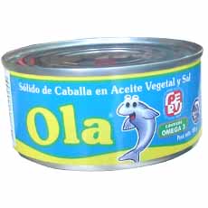 OLA SOLIDO DE CABALLA EN ACEITE 184LT  184.00 GR