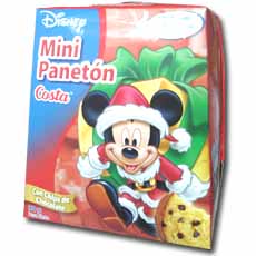 COSTO MINI PANETON DISNEY X 90 GRCJ   90.00 GR