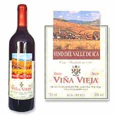 Vi&ntilde;a Vieja Vino Tinto del Valle de Ica Seco - Bt. x 750 ml.