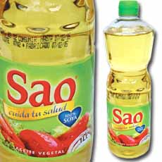 SAO ACEITE VEGETAL 100% SOYA X 1 LTBT    1.00 LT