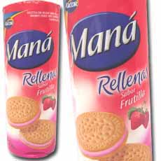 MANA RELLENAS GALLETAS C/FRUTILLAPQ  165.00 GR