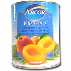 ARCOR DURAZNOS EN MITADESLA  820.00 GR