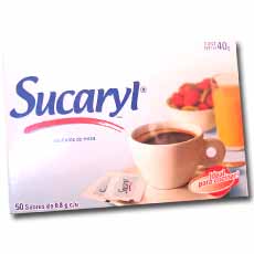 SUCARYL ENDULZANTE DE MESA X 50 UNCJ 50.00 UN