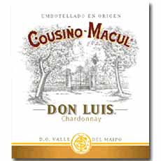 Cousi&ntilde;o Macul Don Luis Chardonnay Vino Blanco - Bt. x 750 ml.