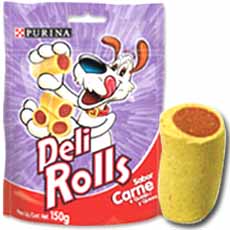 PURINA DELI ROLLS SABOR CARNE X 150SB  150.00 GR