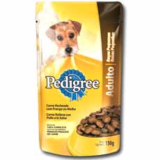 PEDIGREE CARNE RELLENA C/POLLO SALSDP  150.00 GR