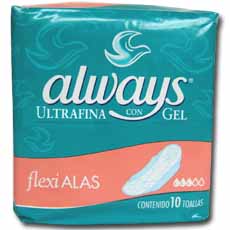 ALWAYS ULTRAFINA C / GEL ALASPQ 10.00 PZ