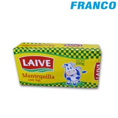 LAIVE MANTEQUILLA CON SAL X 200 GR BARRA